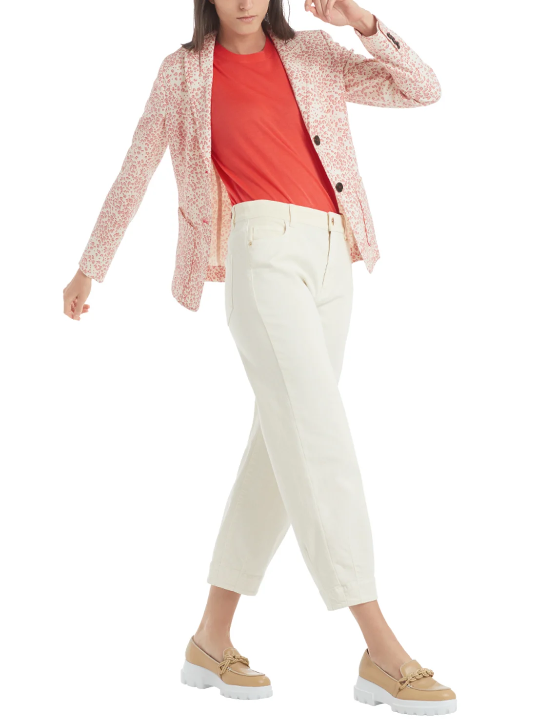 №3: Зауженные с ромбовидной простежкой на поясе (Marc Cain)